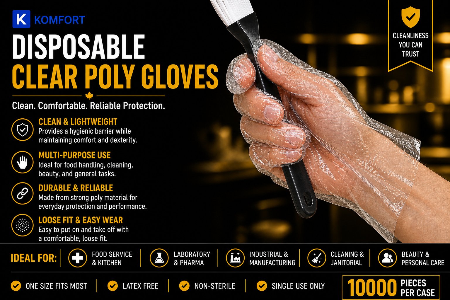 Poly Gloves